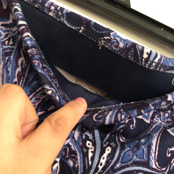 Chico’s | Beautiful Violet Pint Leggings - Picture 3 of 5